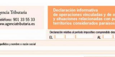 Modelo 232. Información de operaciones con personas o entidades vinculadas, efectuadas durante el ejercicio 2021