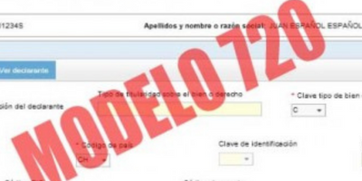 Modelo 720: Declaración informativa anual sobre bienes y derechos situados en el extranjero